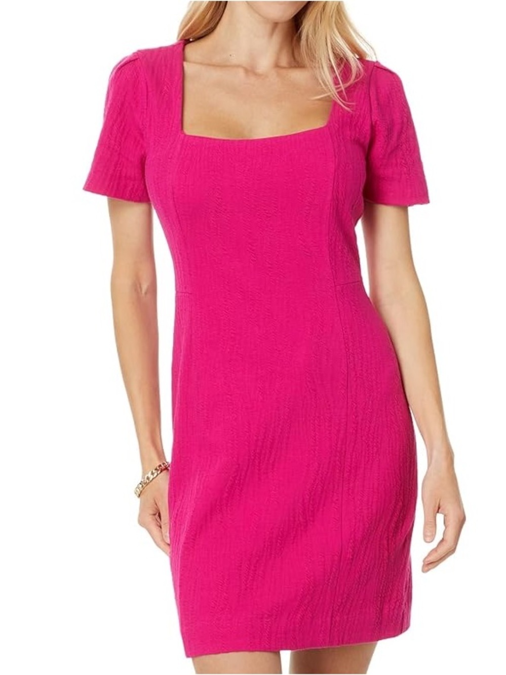 Lilly Pulitzer Pink Brinley Stretch Shift Dress Size XS